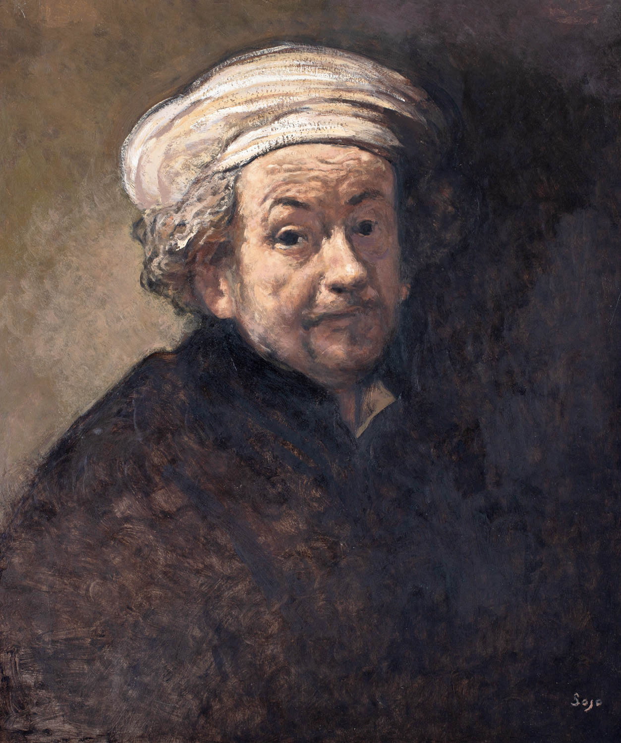 Apres Rembrandt II - Cliquez sur l'image pour la fermer